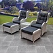 AVH-Collectie Arezza lounge balkonset 5-delig wit-grijs AVH-Collectie Arezza lounge balkonset 5-delig wit-grijs
