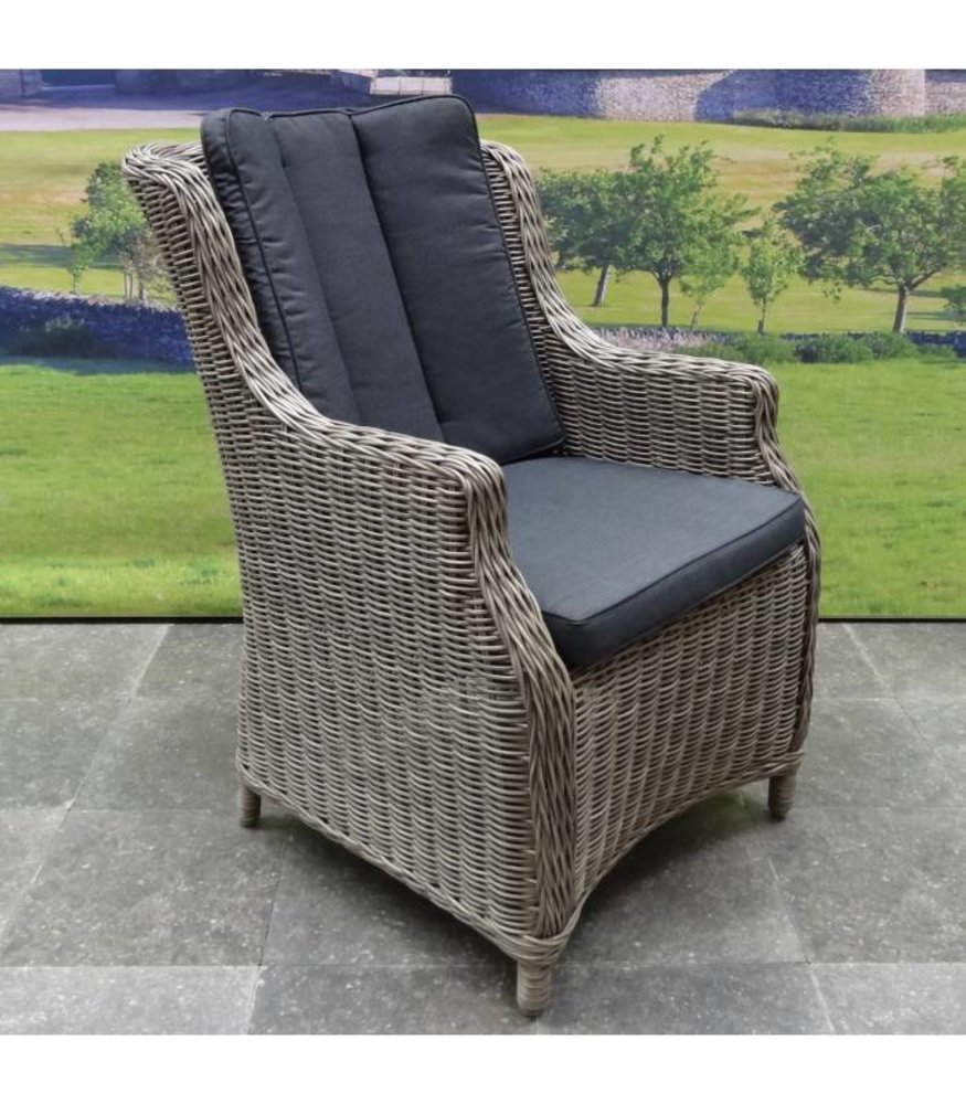 AVH-Collectie Bergamo Darwin dining tuinset 180x100xH75 cm 5-delig grijs AVH-Collectie Bergamo Darwin dining tuinset 180x100xH75 cm 5-delig grijs