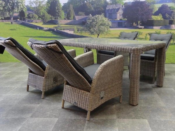 AVH-Collectie Bergamo Menorca dining tuinset 180x100xH75 cm verstelbaar 5-delig grijs AVH-Collectie Bergamo Menorca dining tuinset 180x100xH75 cm verstelbaar 5-delig grijs