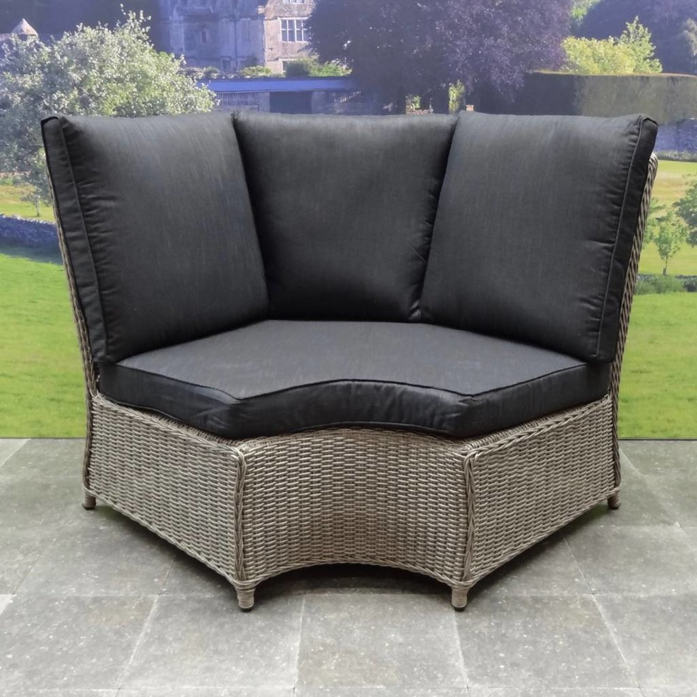 AVH-Collectie Bilbao hoek dining loungeset 6 delig grijs AVH-Collectie Bilbao hoek dining loungeset 6 delig grijs