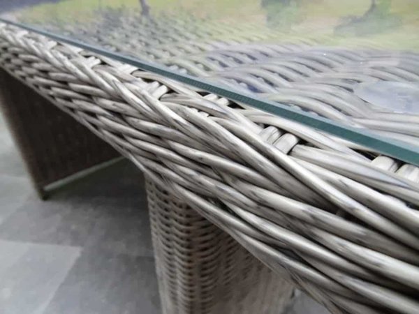 AVH-Collectie Bilbao stoel-bank dining loungeset verstelbaar 4-delig grijs AVH-Collectie Bilbao stoel-bank dining loungeset verstelbaar 4-delig grijs