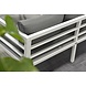 Garden Impressions Blakes hoek dining loungeset 4-delig aluminium wit Garden Impressions Blakes hoek dining loungeset 4-delig aluminium wit