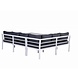 Garden Impressions Blakes hoek dining loungeset 4-delig aluminium wit Garden Impressions Blakes hoek dining loungeset 4-delig aluminium wit