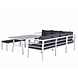 Garden Impressions Blakes hoek dining loungeset 4-delig aluminium wit Garden Impressions Blakes hoek dining loungeset 4-delig aluminium wit