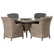 4 Seasons Outdoor Brighton dining tuinset 130 cm rond 5-delig 4 Seasons Outdoor 4 Seasons Outdoor Brighton dining tuinset 130 cm rond 5-delig 4 Seasons Outdoor