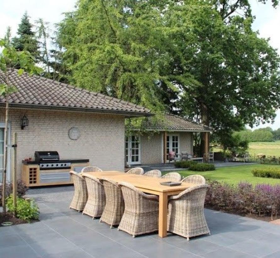 Old Java Roma dining tuinset 320x110xH77,5 cm 11 delig
