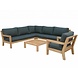 AVH-Collectie Harby hoek loungeset 5-delig teaklook AVH-Collectie Harby hoek loungeset 5-delig teaklook