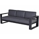Garden Impressions Cube stoel-bank loungeset 4-delig antraciet aluminium Garden Impressions Cube stoel-bank loungeset 4-delig antraciet aluminium