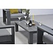 Garden Impressions Cube stoel-bank loungeset 4-delig antraciet aluminium Garden Impressions Cube stoel-bank loungeset 4-delig antraciet aluminium