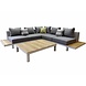 Higold Polo hoek loungeset 4-delig aluminium wit Higold Polo hoek loungeset 4-delig aluminium wit