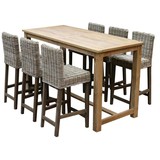 AVH-Collectie Rita barset 180x80xH105 cm 7-delig teak AVH-Collectie Rita barset 180x80xH105 cm 7-delig teak