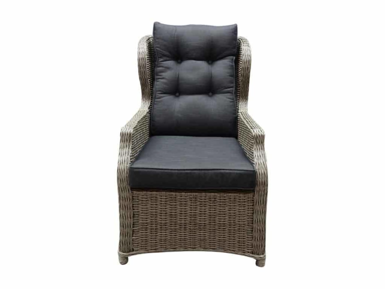 AVH-Collectie Ibiza stoel-bank loungeset 4-delig verstelbaar grijs AVH-Collectie Ibiza stoel-bank loungeset 4-delig verstelbaar grijs