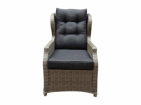 AVH-Collectie Ibiza stoel-bank loungeset 4-delig verstelbaar grijs AVH-Collectie Ibiza stoel-bank loungeset 4-delig verstelbaar grijs