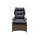 AVH-Collectie Ibiza stoel-bank loungeset 4-delig verstelbaar grijs AVH-Collectie Ibiza stoel-bank loungeset 4-delig verstelbaar grijs
