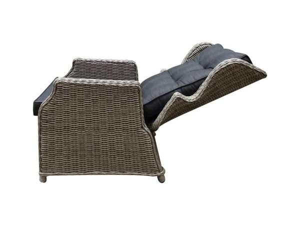 AVH-Collectie Ibiza stoel-bank loungeset 4-delig verstelbaar grijs AVH-Collectie Ibiza stoel-bank loungeset 4-delig verstelbaar grijs