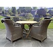 AVH-Collectie Klaptafel Darwin dining tuinset 120 cm 8-kantig 5-delig kobo grijs AVH-Collectie Klaptafel Darwin dining tuinset 120 cm 8-kantig 5-delig kobo grijs
