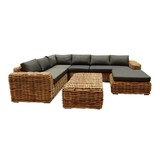 AVH-Collectie Sabuga hoek loungeset 6-delig naturel rotan AVH-Collectie Sabuga hoek loungeset 6-delig naturel rotan