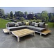 Higold Polo hoek loungeset 4-delig aluminium wit Higold Polo hoek loungeset 4-delig aluminium wit