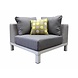Higold Polo hoek loungeset 5-delig aluminium wit Higold Polo hoek loungeset 5-delig aluminium wit