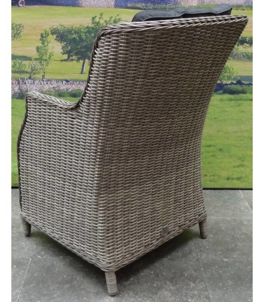 AVH-Collectie Riccione Darwin dining tuinset 110 cm rond 5-delig grijs AVH-Collectie Riccione Darwin dining tuinset 110 cm rond 5-delig grijs