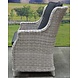 AVH-Collectie Riccione Darwin dining tuinset 110 cm rond 5-delig wit grijs AVH-Collectie Riccione Darwin dining tuinset 110 cm rond 5-delig wit grijs