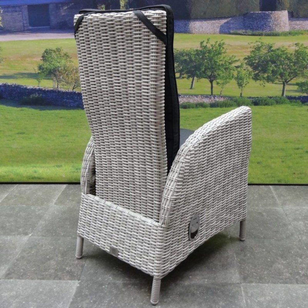 AVH-Collectie Riccione Menorca dining tuinset 110 cm rond verstelbaar 5-delig wit grijs AVH-Collectie Riccione Menorca dining tuinset 110 cm rond verstelbaar 5-delig wit grijs