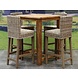 AVH-Collectie Rita barset 80x80xH105 cm 5-delig teak AVH-Collectie Rita barset 80x80xH105 cm 5-delig teak