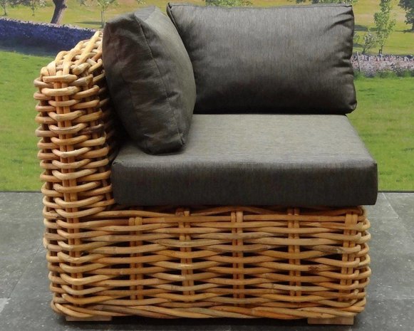 AVH-Collectie Sabuga hoek loungeset 5-delig naturel rotan AVH-Collectie Sabuga hoek loungeset 5-delig naturel rotan