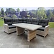 AVH-Collectie San Marino hoek dining loungeset verstelbaar 3-delig wit grijs AVH-Collectie San Marino hoek dining loungeset verstelbaar 3-delig wit grijs