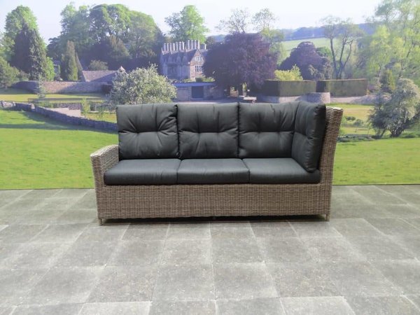 AVH-Collectie San Marino hoek dining loungeset verstelbaar 5-delig grijs AVH-Collectie San Marino hoek dining loungeset verstelbaar 5-delig grijs