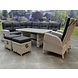 AVH-Collectie San Marino hoek dining loungeset verstelbaar 7-delig wit grijs AVH-Collectie San Marino hoek dining loungeset verstelbaar 7-delig wit grijs