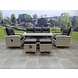 AVH-Collectie San Marino stoel-bank dining loungeset verstelbaar 6-delig wit grijs AVH-Collectie San Marino stoel-bank dining loungeset verstelbaar 6-delig wit grijs