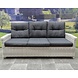 AVH-Collectie San Marino stoel-bank lounge diningset verstelbaar 4-delig wit grijs AVH-Collectie San Marino stoel-bank lounge diningset verstelbaar 4-delig wit grijs
