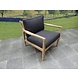 AVH-Collectie Manchester stoel-bank loungeset 4-delig acacia zwart AVH-Collectie Manchester stoel-bank loungeset 4-delig acacia zwart