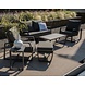 Taste 4SO New Mauritius stoel-bank loungeset 4-delig donker grijs aluminium Taste 4SO Taste 4SO New Mauritius stoel-bank loungeset 4-delig donker grijs aluminium Taste 4SO