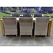 AVH-Collectie Selena Darwin dining tuinset 240x100xH78 cm 7-delig AVH-Collectie Selena Darwin dining tuinset 240x100xH78 cm 7-delig