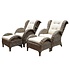 Naturel relax lounge balkonset 4-delig naturel rotan wit Naturel relax lounge balkonset 4-delig naturel rotan wit