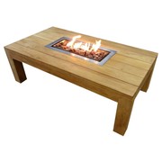 AVH-Collectie Tenerife Cosi lounge vuurtafel 140x75xH46,5 cm teak