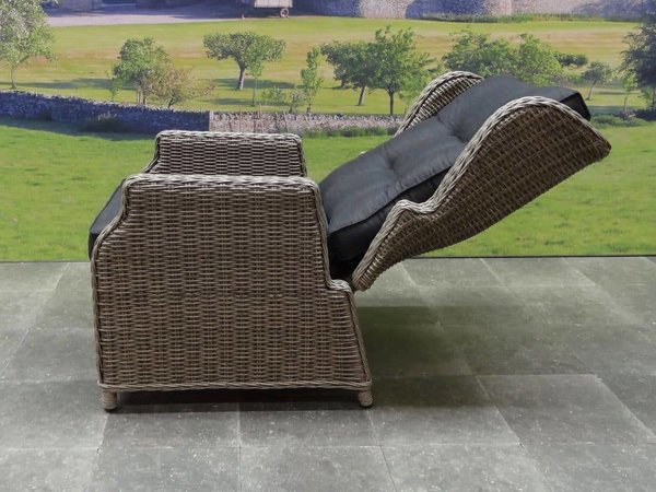 AVH-Collectie Toscane XL lounge balkonset verstelbaar 5-delig grijs AVH-Collectie Toscane XL lounge balkonset verstelbaar 5-delig grijs