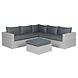 Garden Impressions Orangebird hoek loungeset 4-delig - licht grijs Garden Impressions Orangebird hoek loungeset 4-delig - licht grijs