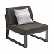 Higold Higold New-York hoek loungeset 5-delig zwart aluminium teak Higold Higold New-York hoek loungeset 5-delig zwart aluminium teak