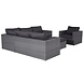 Garden Impressions Cayman hoek loungeset 5-delig antraciet Garden Impressions Cayman hoek loungeset 5-delig antraciet