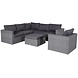 Garden Impressions Cayman hoek loungeset 5-delig antraciet Garden Impressions Cayman hoek loungeset 5-delig antraciet