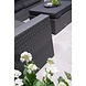 Garden Impressions Cayman hoek loungeset 5-delig antraciet Garden Impressions Cayman hoek loungeset 5-delig antraciet