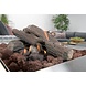 Garden Impressions Cozy living sfeerhaard Faro 60x60xH61 cm grijs Garden Impressions Cozy living sfeerhaard Faro 60x60xH61 cm grijs