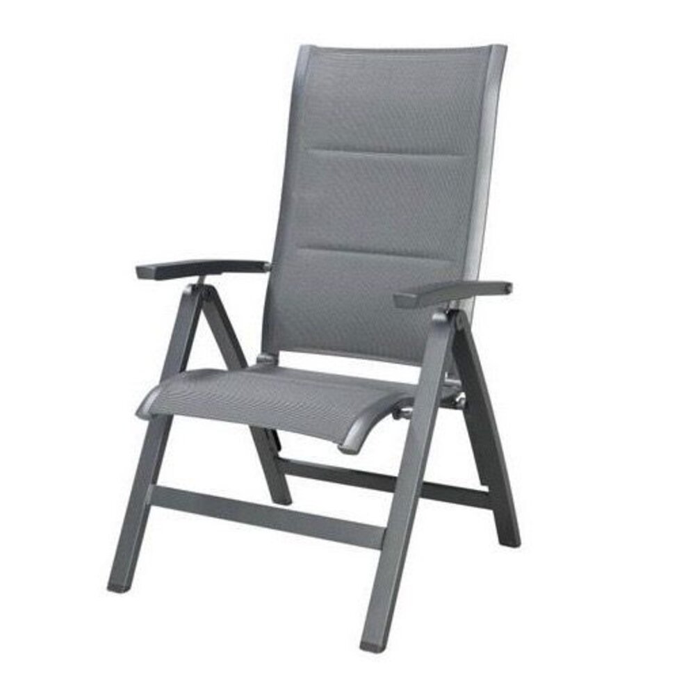 SUNS Milaan standenstoel verstelbaar aluminium antraciet SUNS Milaan standenstoel verstelbaar aluminium antraciet