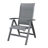 SUNS Milaan standenstoel verstelbaar aluminium antraciet SUNS Milaan standenstoel verstelbaar aluminium antraciet