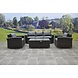 AVH-Collectie Mambo stoel-bank XL loungeset 4-delig antraciet AVH-Collectie Mambo stoel-bank XL loungeset 4-delig antraciet