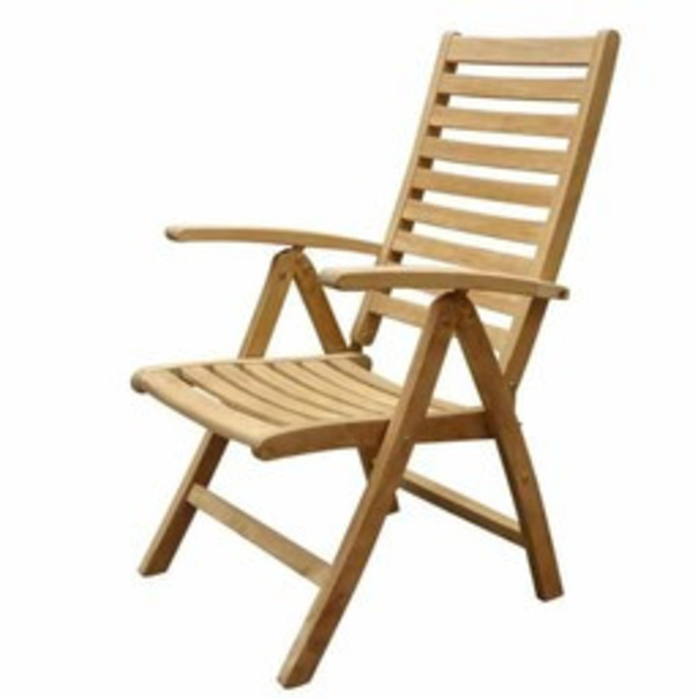 AVH-Collectie Arona Ovaal uitschuifbare dining tuinset 120-170x120xH76 cm 5-delig teak