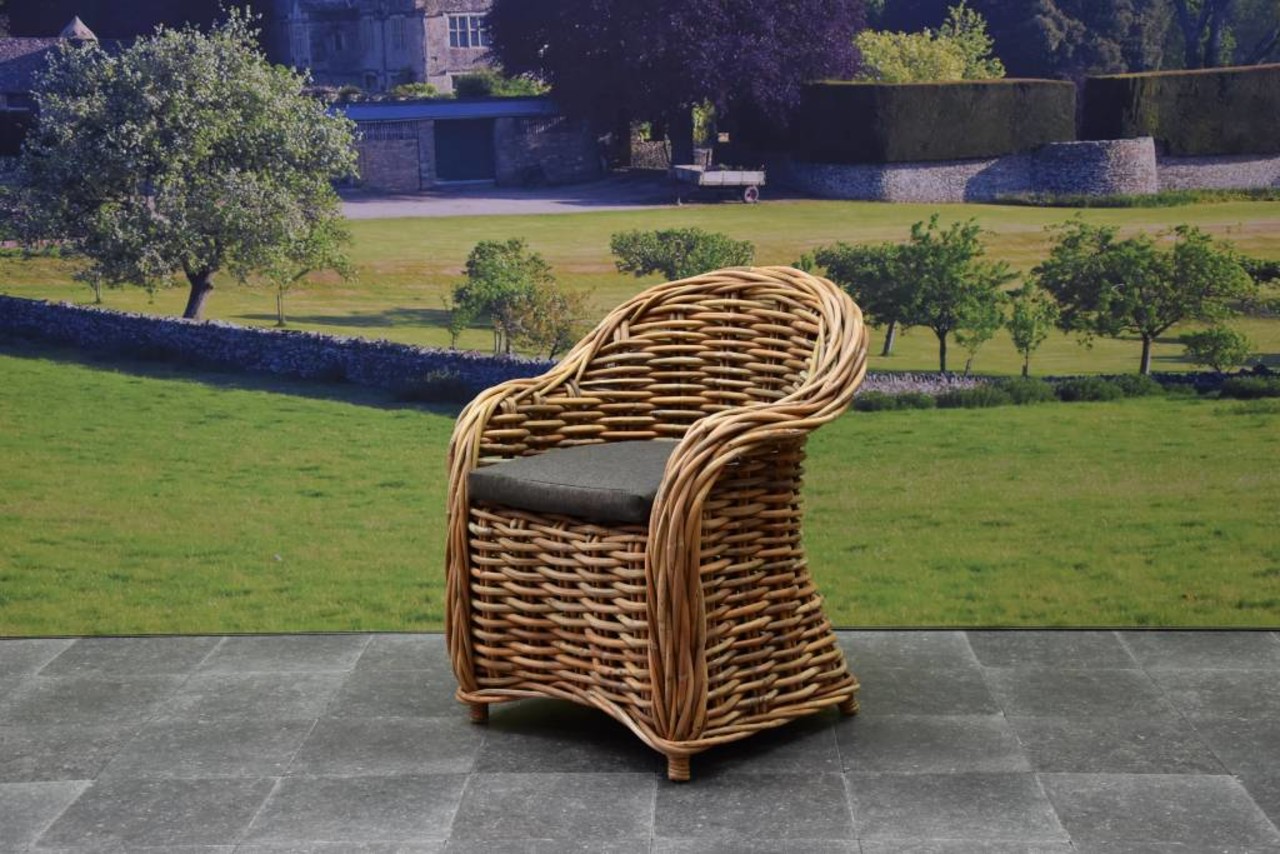 AVH-Collectie Roma Sabuga naturel dining tuinstoel AVH-Collectie Roma Sabuga naturel dining tuinstoel